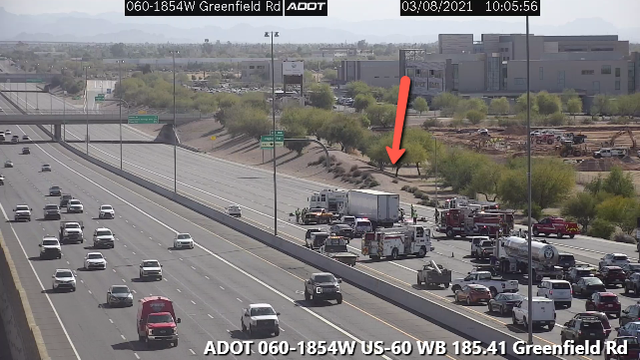Eastbound US 60 reopens near Higley following 2-car crash