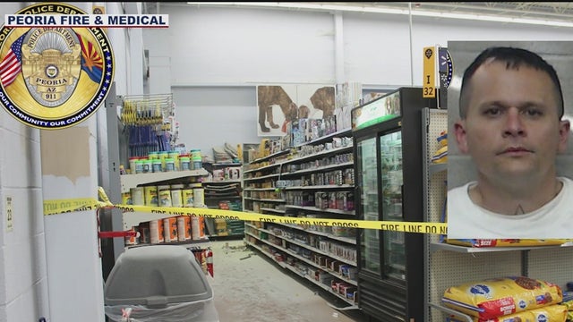 Buckeye man accused of starting fires at Walmart locations in Peoria, Glendale so he could shoplift