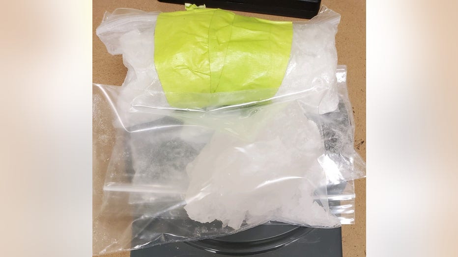 Rock of meth seized