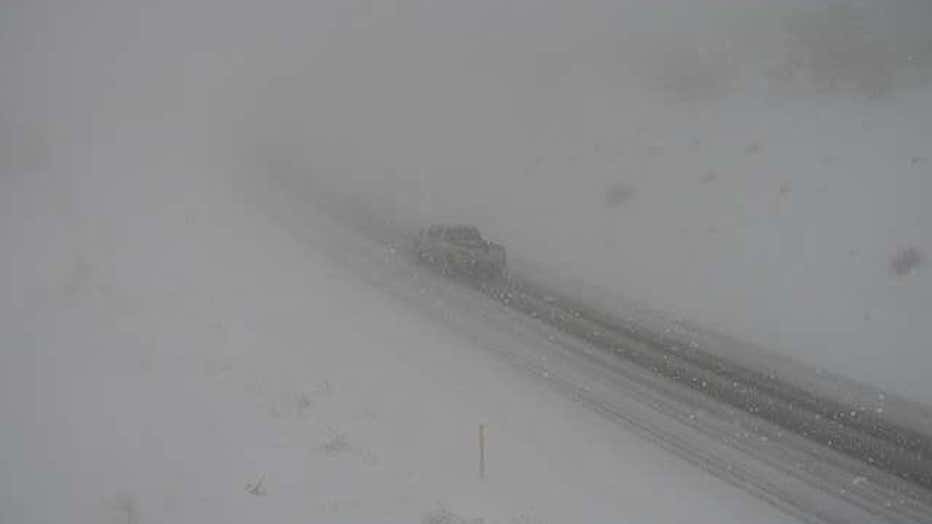 I-17 near Stoneman Lake. Courtesy of the Arizona Dept. of Transportation.