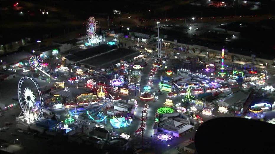 The Arizona State Fair, in an aerial photo taken in 2019.