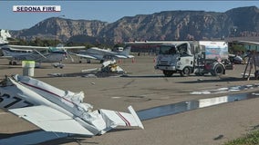 Small plane crashes while landing at Sedona Airport; 2 hurt
