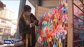 San Francisco origami artist shows the power of paper to combat anti-Asian hate