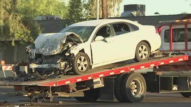 Impairment suspected in head-on crash that injured 5 people in Phoenix