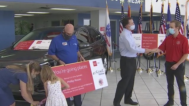 'I was very surprised': Valley veteran gifted free car