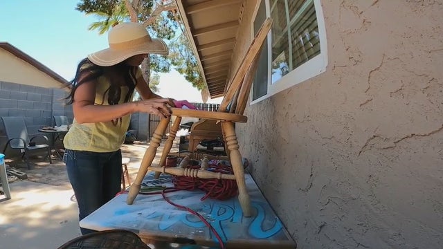 Mesa woman finds new outlook on life via new hobby of furniture restoration