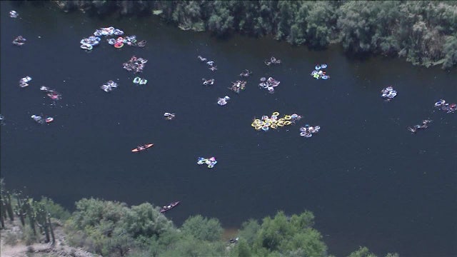 Man dies after falling off tube at Salt River