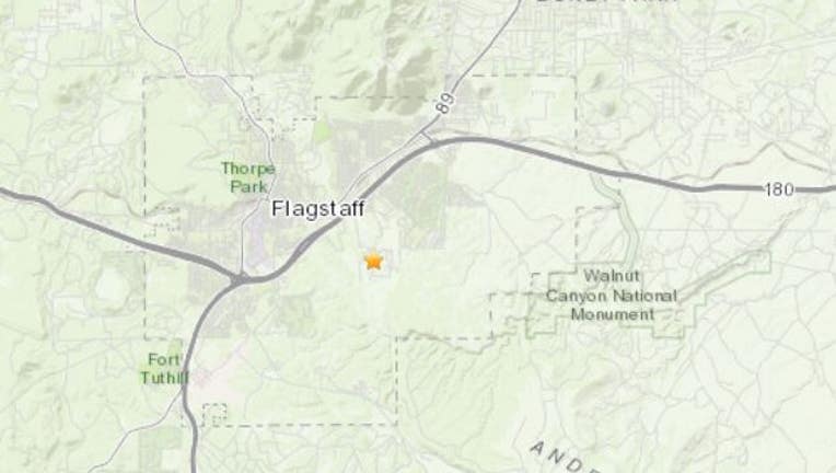 A map of Flagstaff 