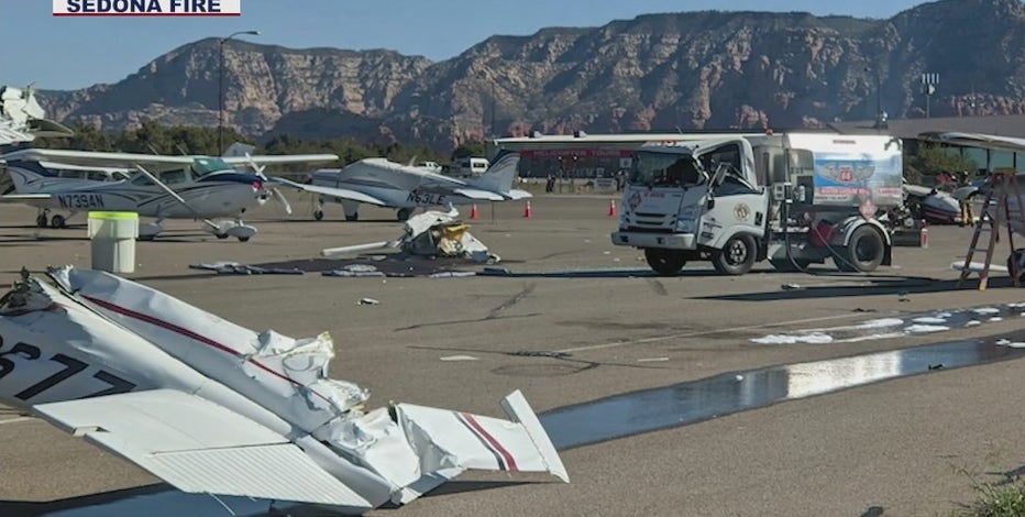 Small plane crashes while landing at Sedona Airport; 2 hurt