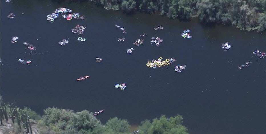 Man dies after falling off tube at Salt River