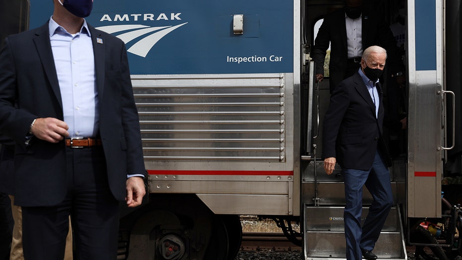 GETTY BIDEN AMTRAK