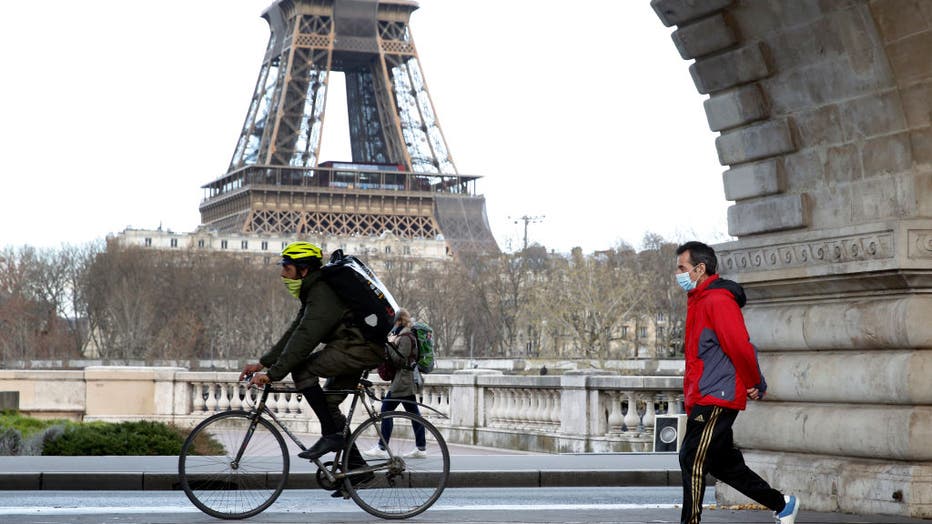 Parisians Walks On The Streets Before The 6 PM Covid-19 Curfew