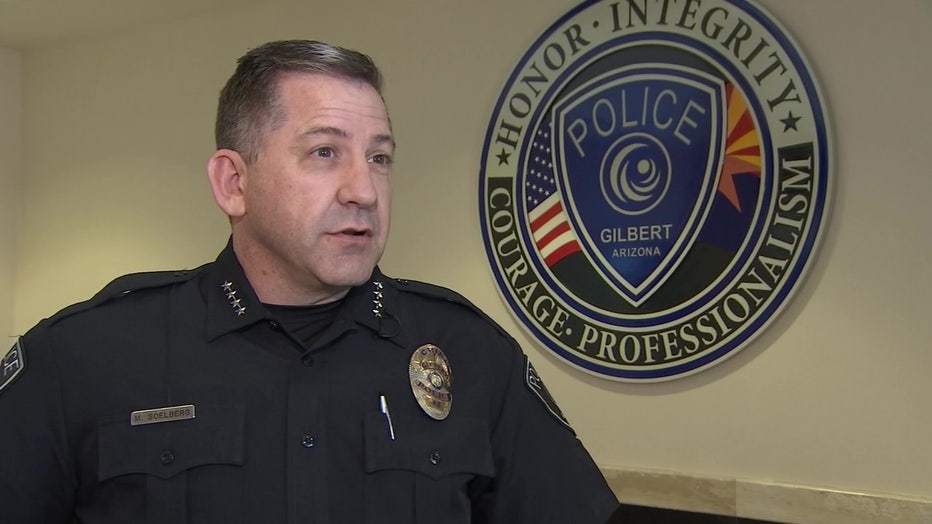 Gilbert Police Chief Michael Soelberg, in a photo taken in 2019