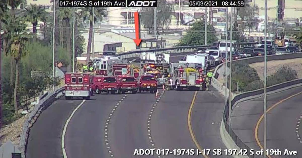 Southbound I-17 reopens in Phoenix following rollover crash | FOX 10 ...