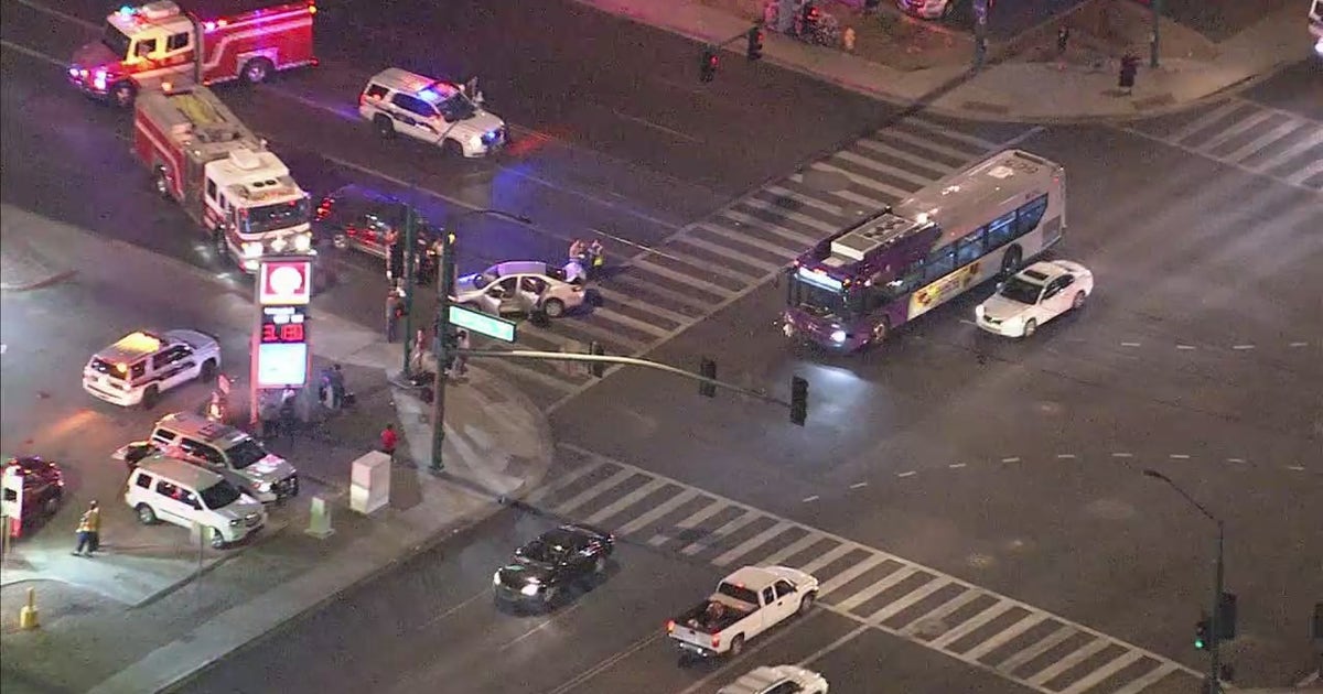 Three hospitalized in multi-vehicle crash involving Phoenix city bus ...