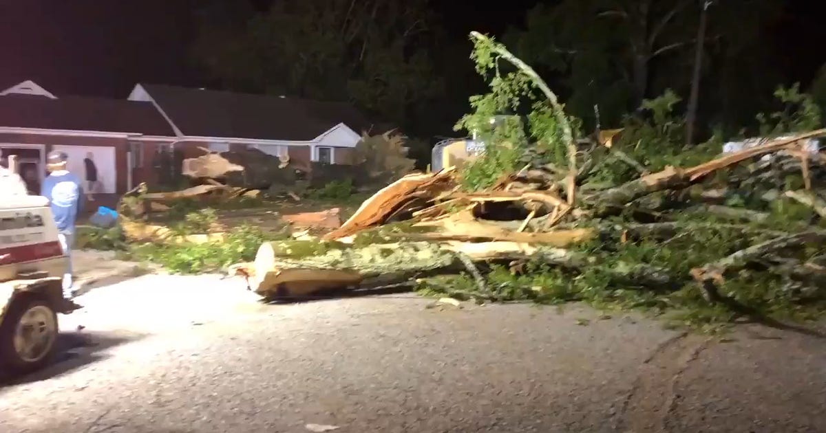 Tornadoes rip through Mississippi leaving trail of damage in multiple ...