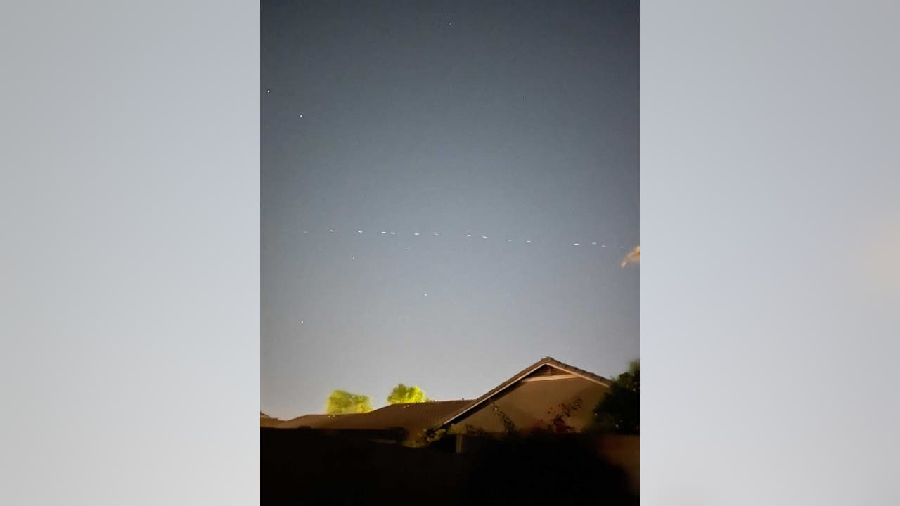 residents report seeing of strange lights in the sky