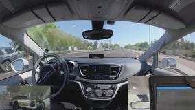 Driverless Waymo taxi gets stuck in Chandler traffic, runs from support crew