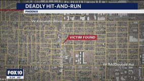 Phoenix police search for driver in fatal hit-and-run near 35th Avenue and McDowell