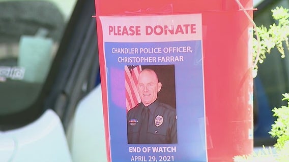 Benefit held for fallen Chandler police officer; suspect faces murder charge