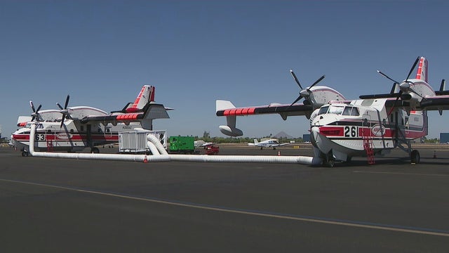 'Super Scoopers' providing crucial support for firefighters as they battle wildfires in Arizona