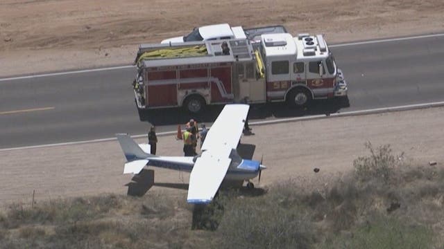 No injuries after plane lands next to Phoenix road