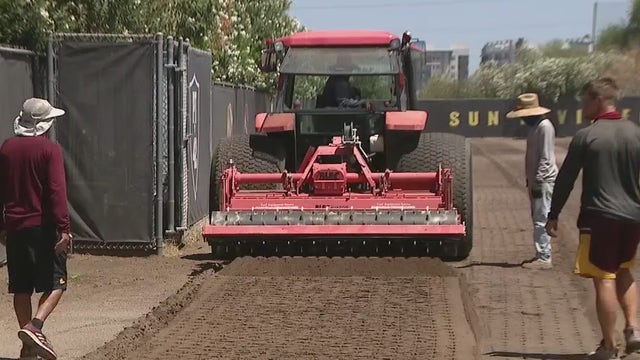 After 40 years, ASU football fields are getting new grass