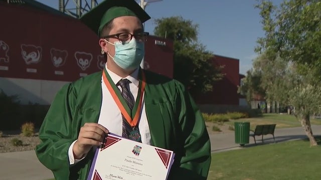 Arizona high school student graduating from 2 schools, receiving 2 diplomas