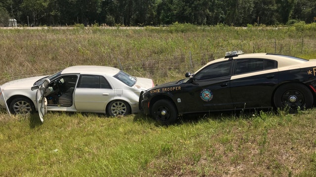 FHP: Nearly naked Plant City woman arrested after leading troopers on high-speed chase in stolen car