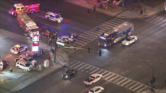 Three hospitalized in multi-vehicle crash involving Phoenix city bus
