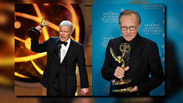 Alex Trebek and Larry King