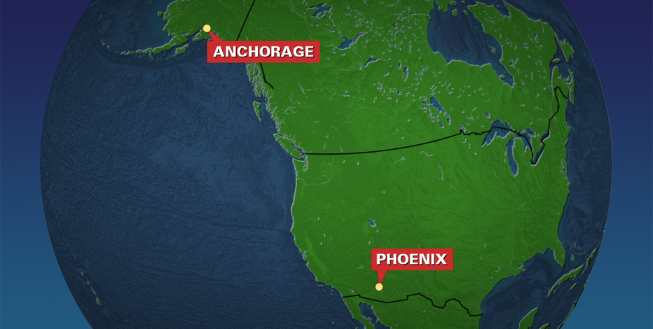 Arizona man accused of sexual contact with girl on Phoenix to Anchorage flight