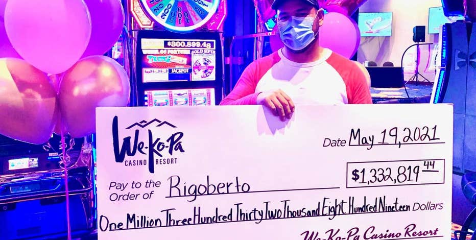 Mesa man wins over $1M on slot machine at We-Ko-Pa Casino