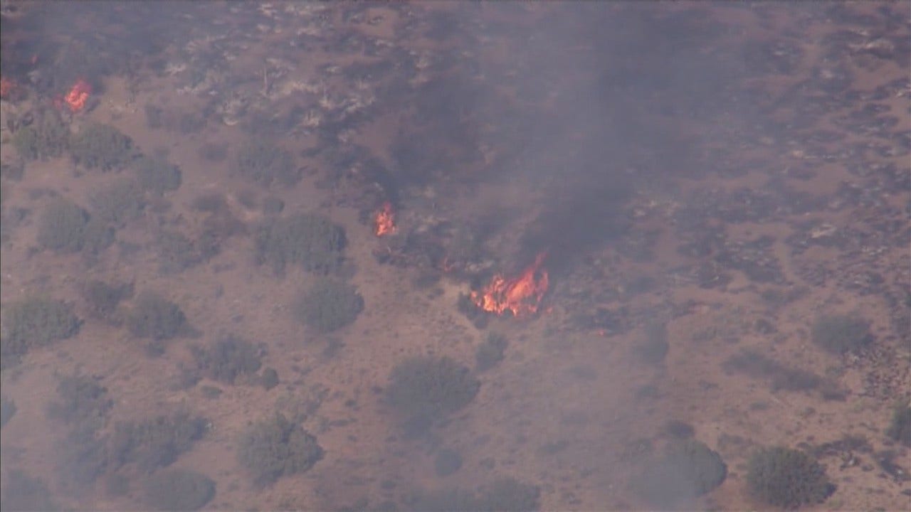 Crews battling Cornville Fire in Yavapai County