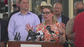 Arizona Senator Sinema tours southern border, urges support of Bipartisan Solutions Act