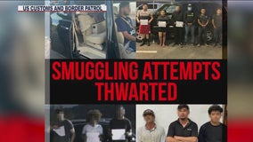 Yuma sector Border Patrol agents intercept 4 human smuggling attempts in one day