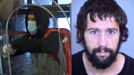 Man arrested, accused of trying to rob Glendale bank