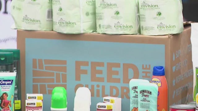 Feed the Children makes Valley stop, distributing $200,000 worth of items for families