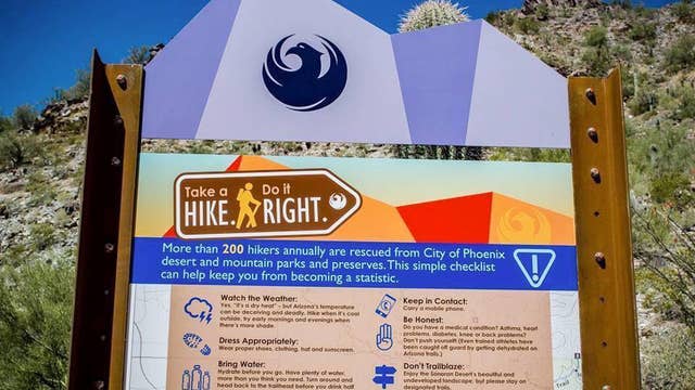 Phoenix metro area 'Take a hike. Do it right' campaign stresses safety