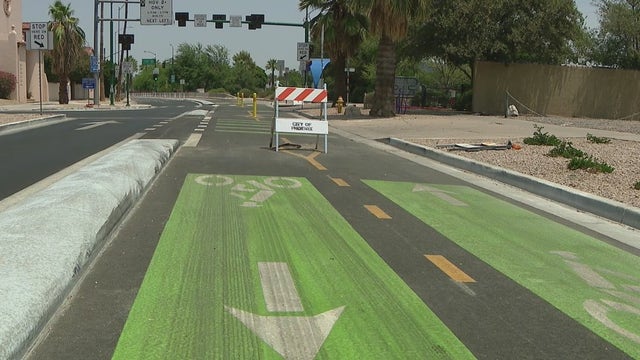 Downtown Phoenix's new two-way bike lane causing confusion, collisions