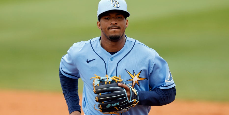 The Rays' #1 prospect, Wander Franco, with Princeton.