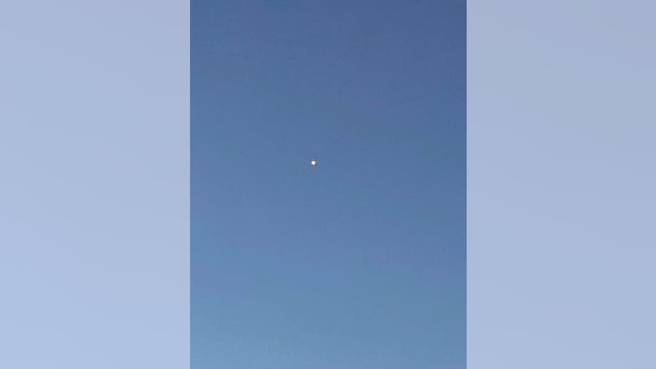 A view of the object just north of Anthem.