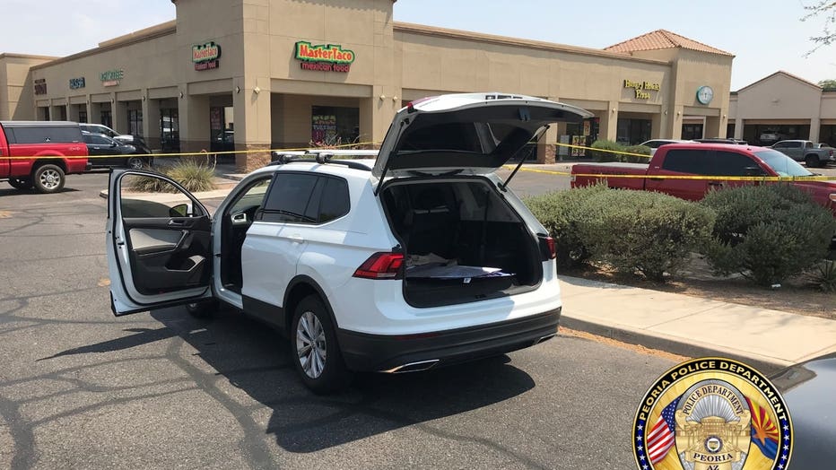 Arrest scene near 147th Avenue and Grand