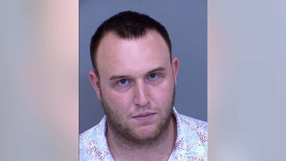 Colton Sattler was arrested for a DUI after hitting an off-duty police officer off the Loop 101.