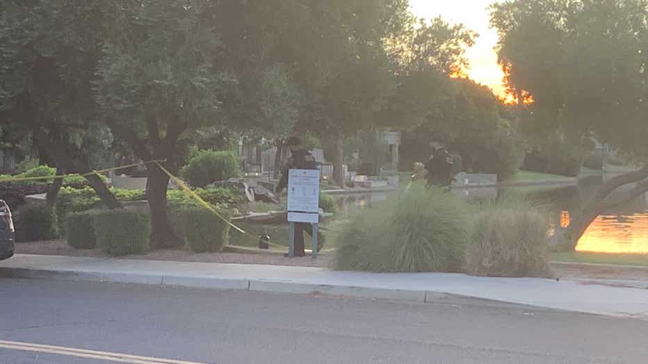 Toddler pulled from lake in Chandler.