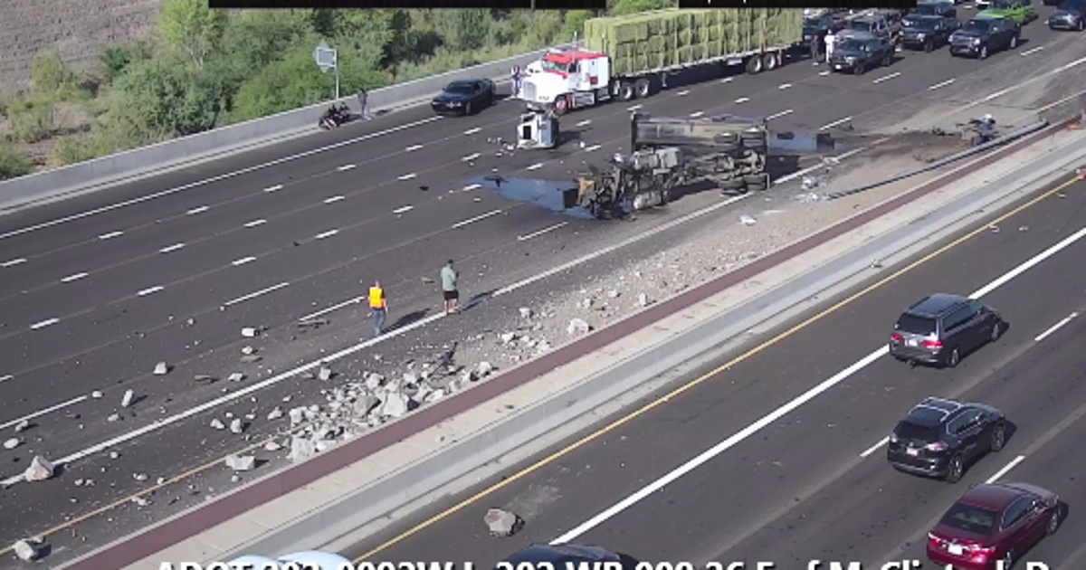 Loop 202 in Tempe reopens after rollover crash involving dump truck ...