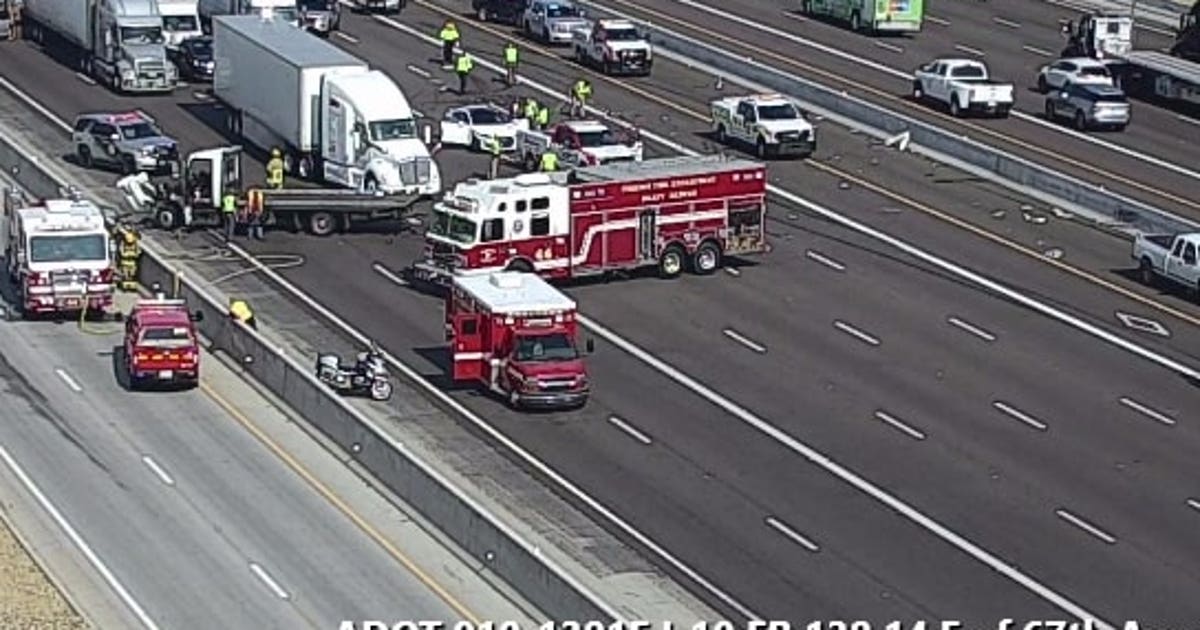 3 injured after 6-vehicle crash on I-10 near 67th Avenue in Phoenix ...