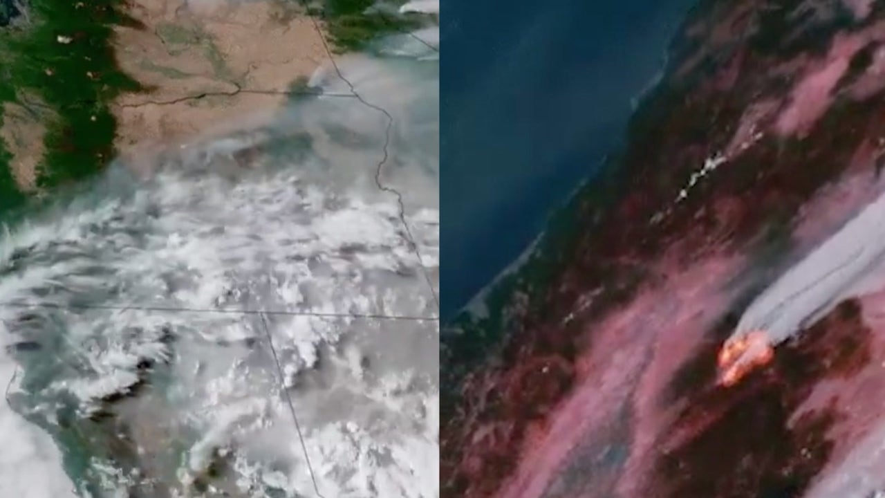 Dixie Fire Satellite Video Shows Blaze Burning From Outer Space