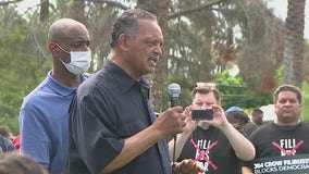 Jesse Jackson among 39 arrested for sit-in at Sen. Sinema's office in Phoenix