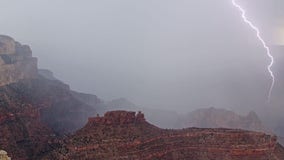 NPS: Multiple people struck by lightning during monsoon storm at Grand Canyon